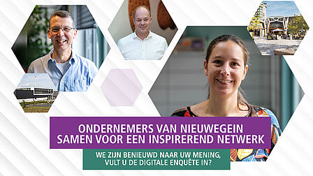 Ondernemers van Nieuwegein, samen voor een inspirerend netwerk. We zijn benieuwd naar uw mening, vult u de digitale enquete in?