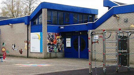 Vooraanzicht jenaplanschool Zuiderkroon in Nieuwegein