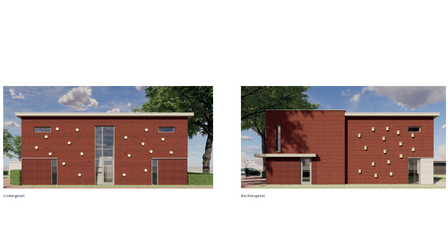 Illustratie kopgevels Huis Mandala