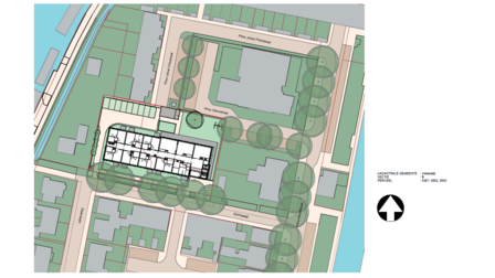 Situatietekening Huis Mandala 1:500