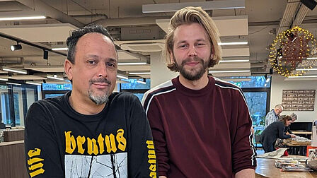 Ronald Laurens en Boaz Blomberg