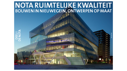 Voorblad Nota Ruimtelijke Kwaliteit