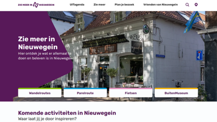 Schermafbeelding homepage Zie meer in Nieuwegein