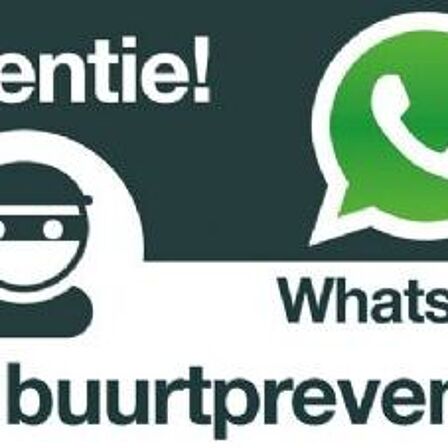 Sticker WhatsApp buurtpreventie