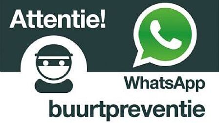 Sticker WhatsApp buurtpreventie