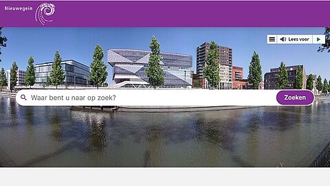 screenshot homepage www.nieuwegein.nl