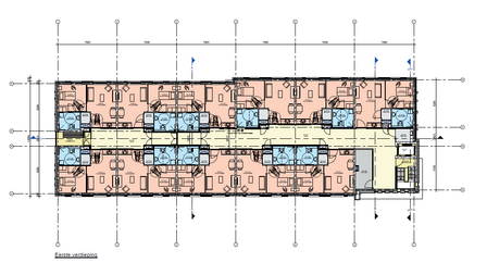 Bouwtekening Huis Mandala 1e verdieping