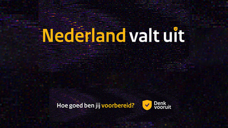 Nederland valt uit. Denk vooruit