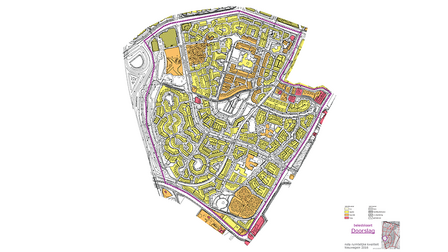 Kaart met welstandseisen in de wijk Doorslag