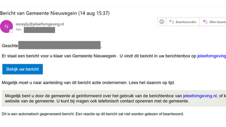 voorbeeld mail jeleefomgeving.nl