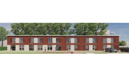 Illustratie tuingevel Huis Mandala