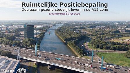 Voorblad Ruimtelijke positiebepaling A12-zone