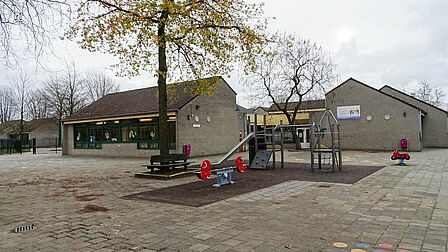 Schoolplein van basisschool De Schouw in Nieuwegein